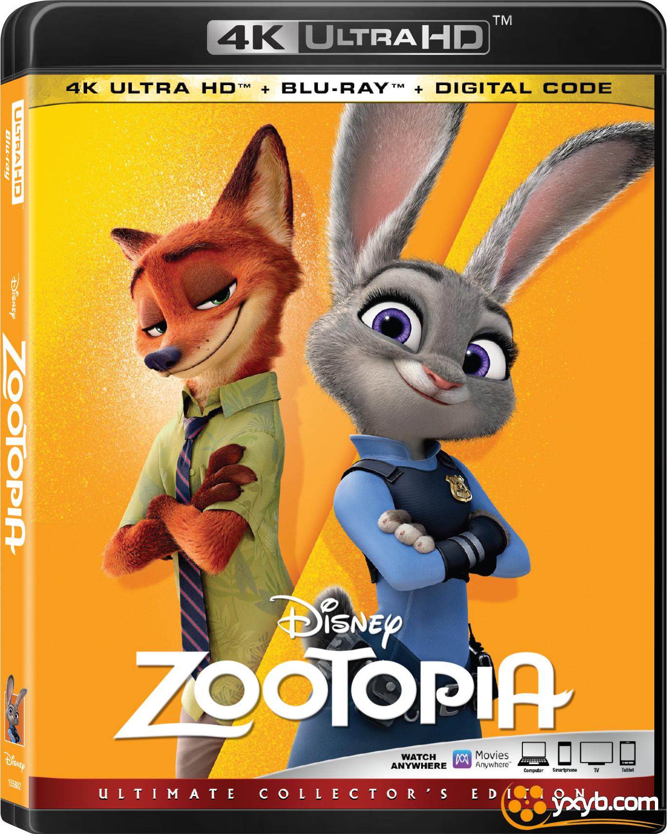 疯狂动物城 Zootopia (2016) 优兽大都会(港) / 动物方城市(台) / 动物乌托邦 / 动物大都会 / Zootropolis