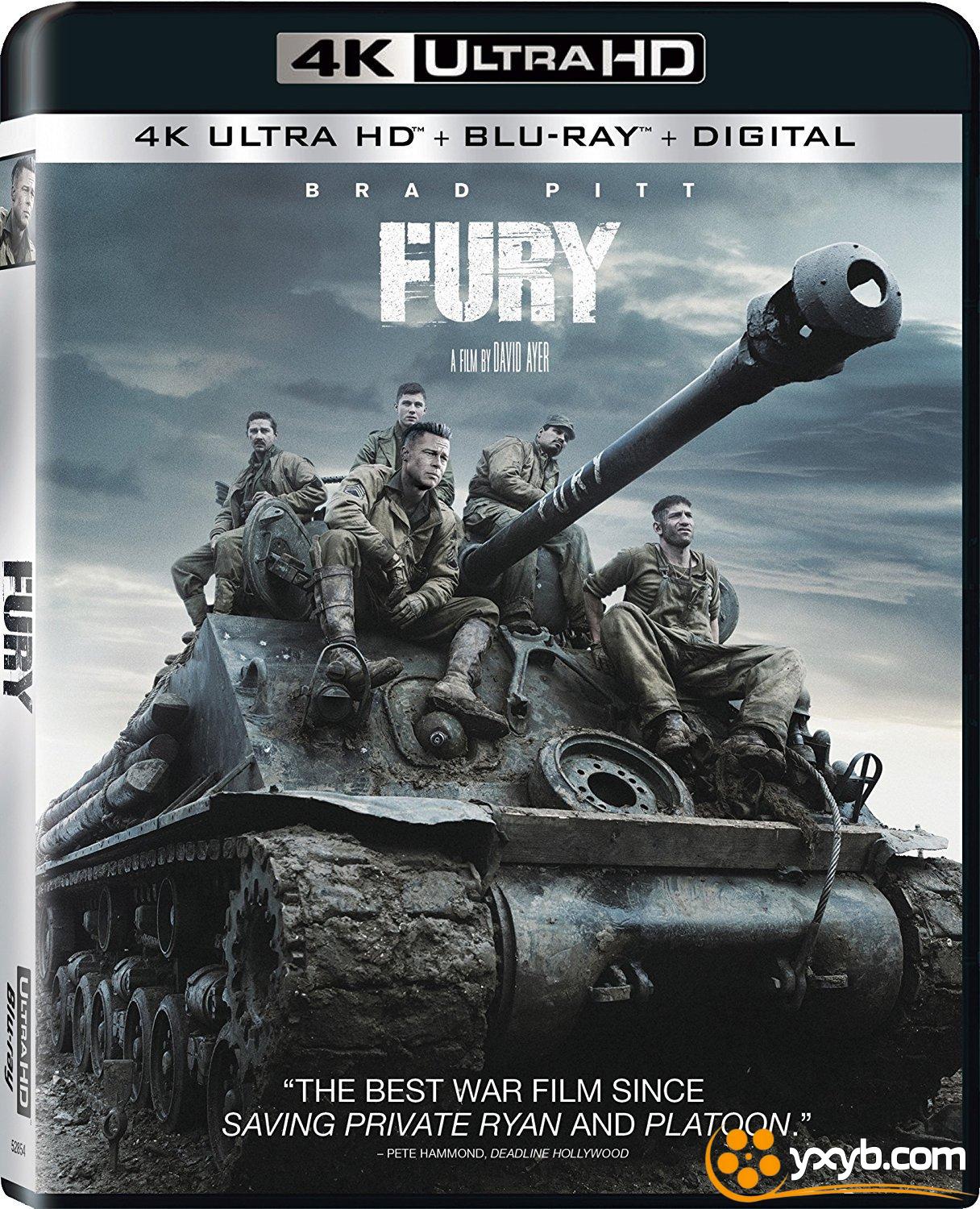 狂怒 Fury (2014) 战逆豪情(港) / 怒火特攻队(台) / 暴怒
