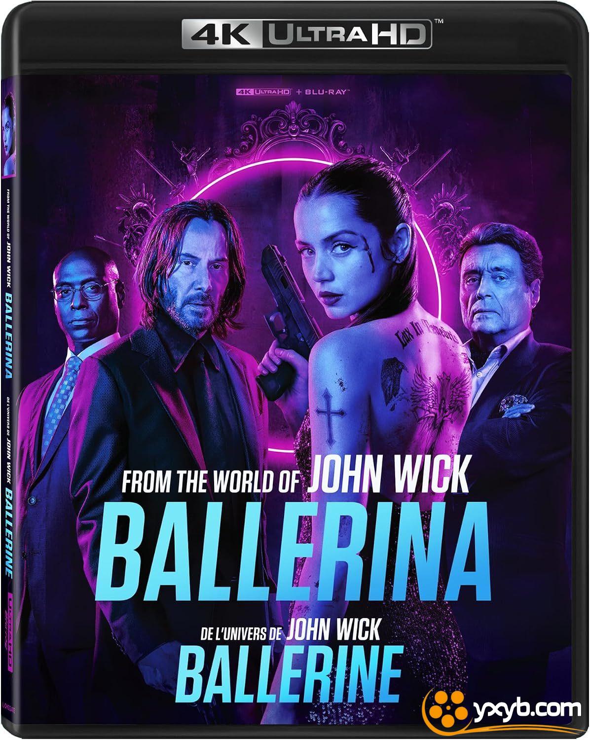 疾速追杀：芭蕾杀姬 Ballerina (2025) 疾速追杀外传：芭蕾杀姬 / 芭蕾女杀手 / 捍卫任务：复仇芭蕾(台) / 杀神John Wick外传：芭蕾杀姬(港) / 芭蕾猎杀 / 芭蕾舞女 / 芭蕾杀机 / From the World of John Wick: Ballerina