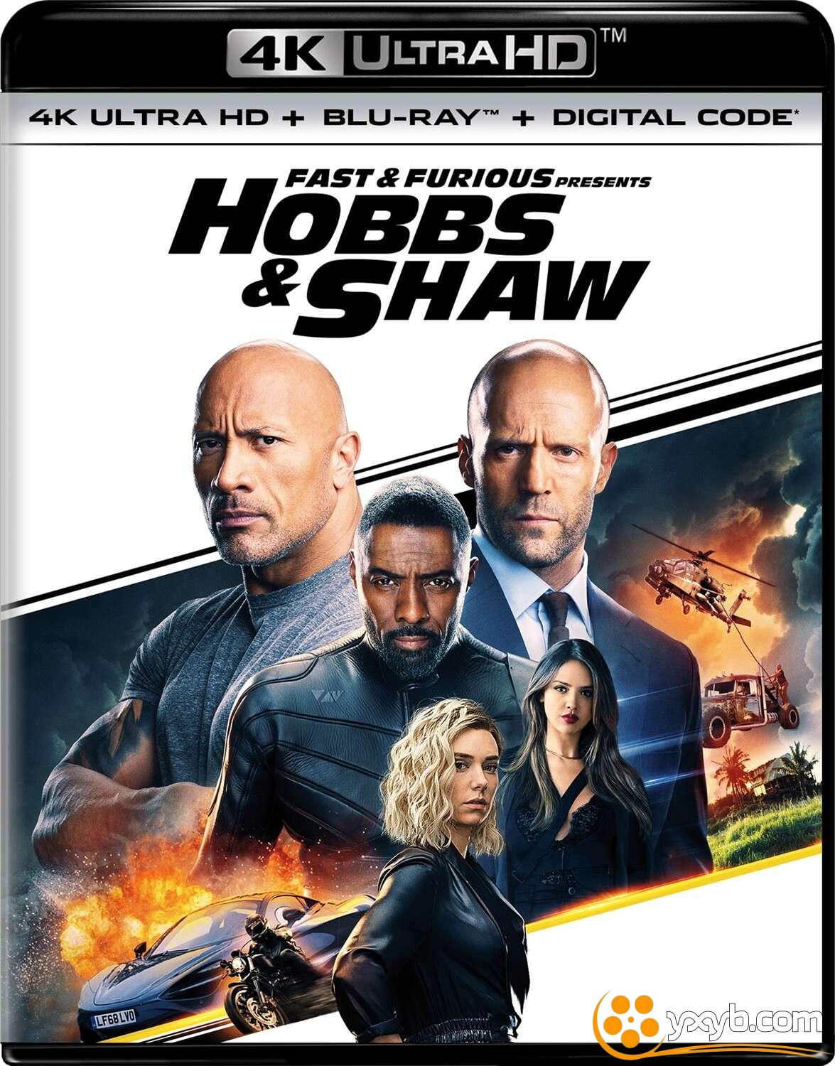 速度与激情：特别行动 Fast & Furious Presents: Hobbs & Shaw (2019) 狂野时速：双雄联盟(港) / 玩命关头：特别行动(台) / 霍布斯与肖 / 速度与激情外传 / 速度与激情衍生片 / 速度与基情(豆友译名) / Hobbs and Shaw / The Fast and the Furious Spinoff